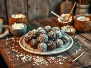 Doce low carb com poucos ingredientes: Brigadeiro Fit de Coco