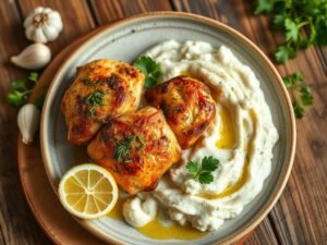 Frango à Moda Low Carb com Couve-Flor