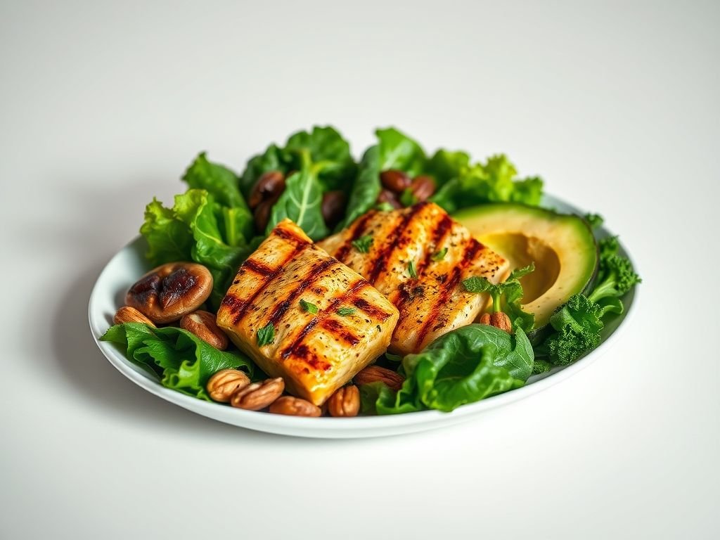 Almoço dieta low carb
