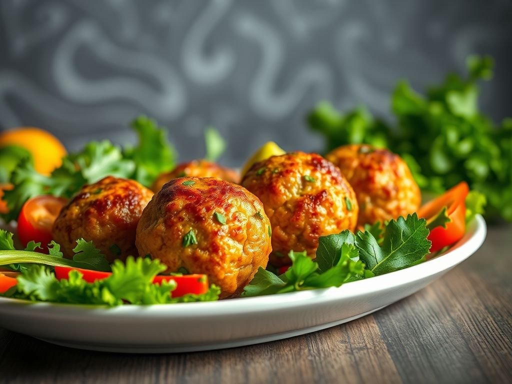 Bolinho de frango fit low carb