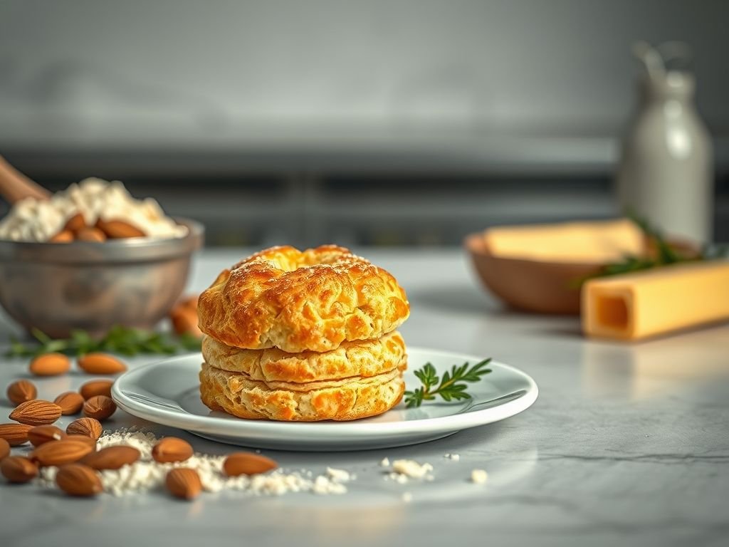 Bolinho low carb salgado