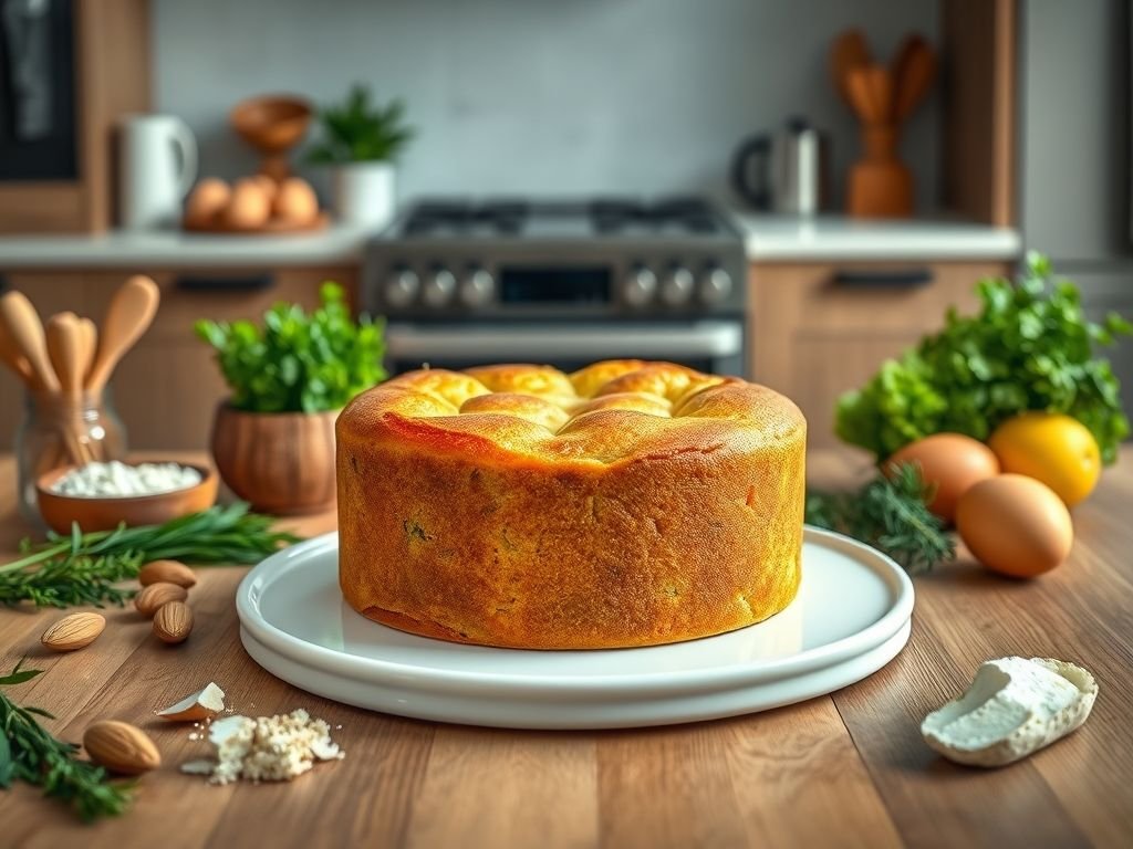 Bolo low carb salgado