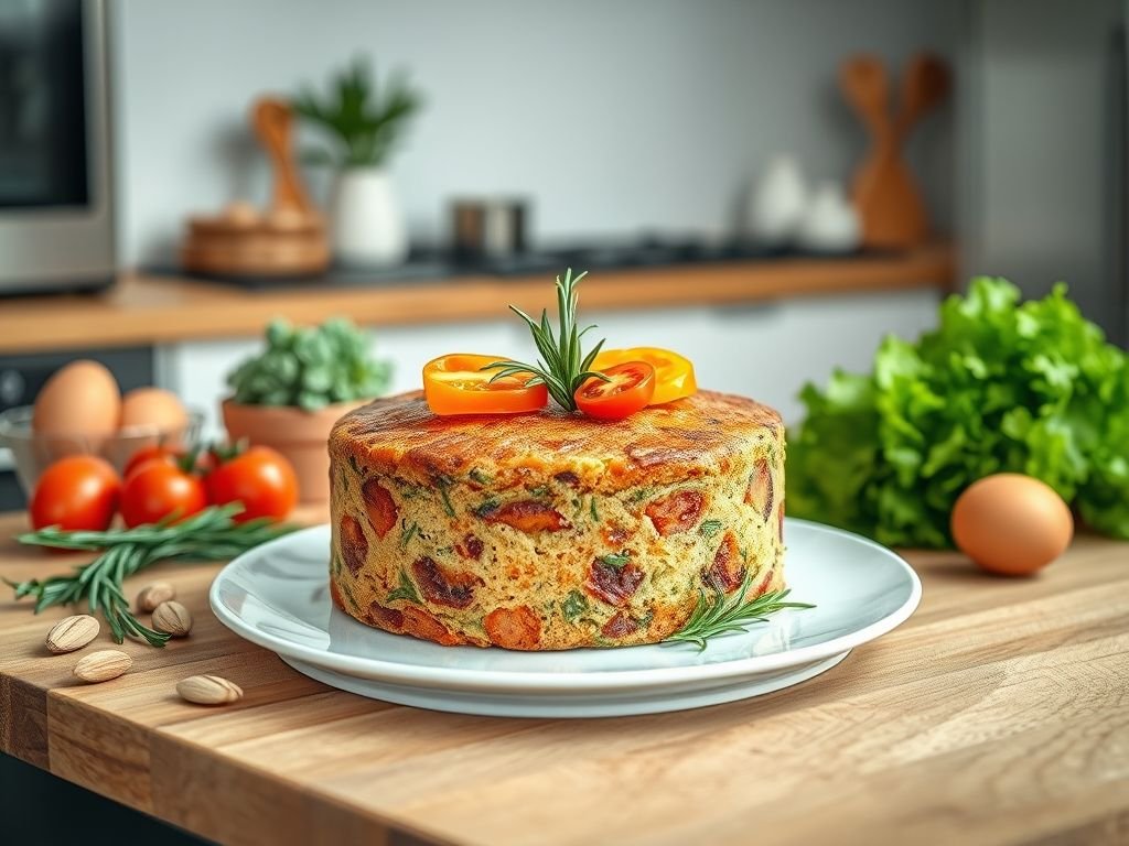 Bolo salgado low carb