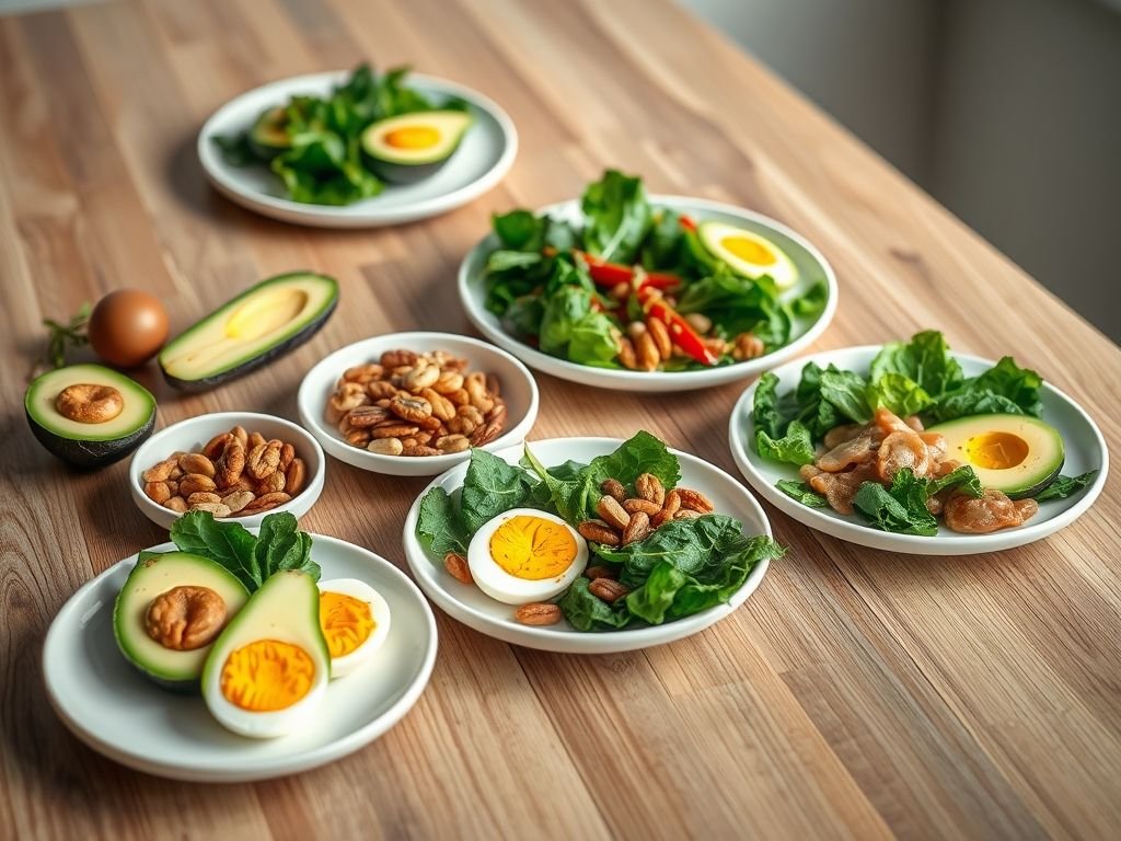 Cardapio low carb para 1 semana
