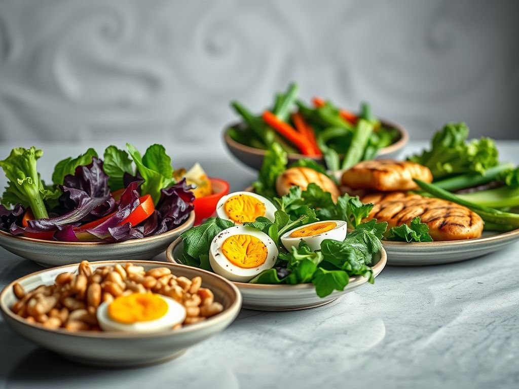 Cardapio low carb semana