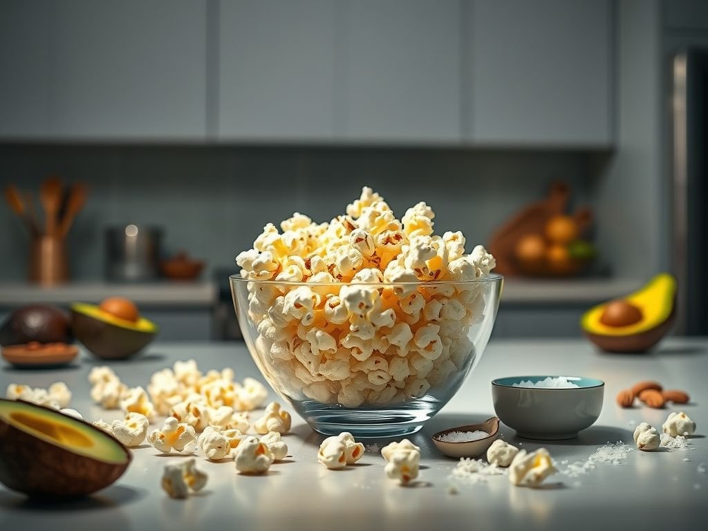 Como fazer pipoca low carb