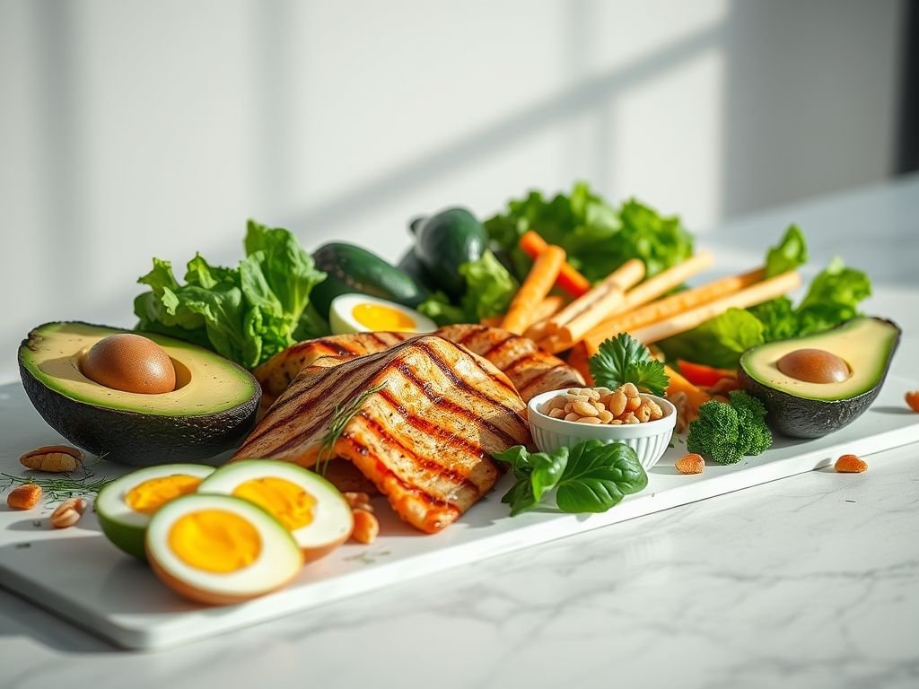 Dieta low carb exemplo