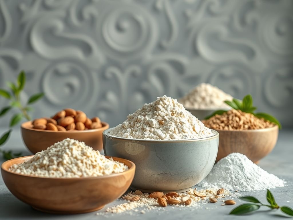 Farinhas low carb para bolo