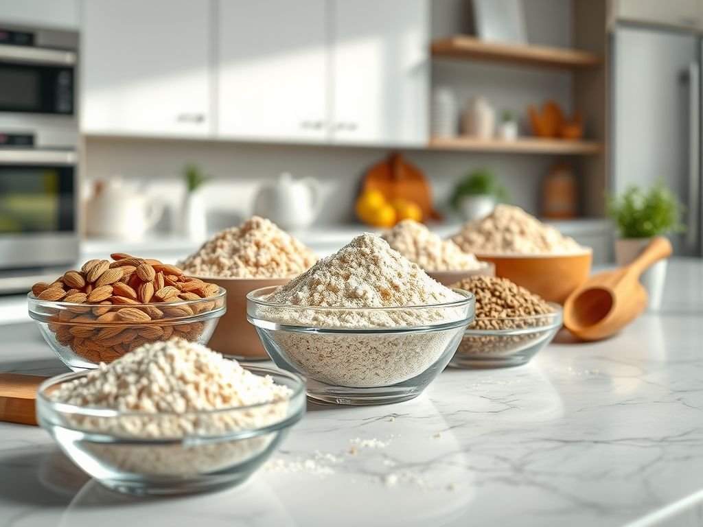 Farinhas low carb para pão