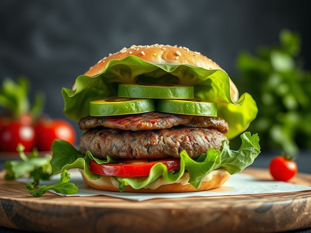 Hambúrguer low carb