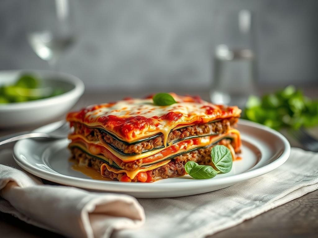 Lasanha low carb