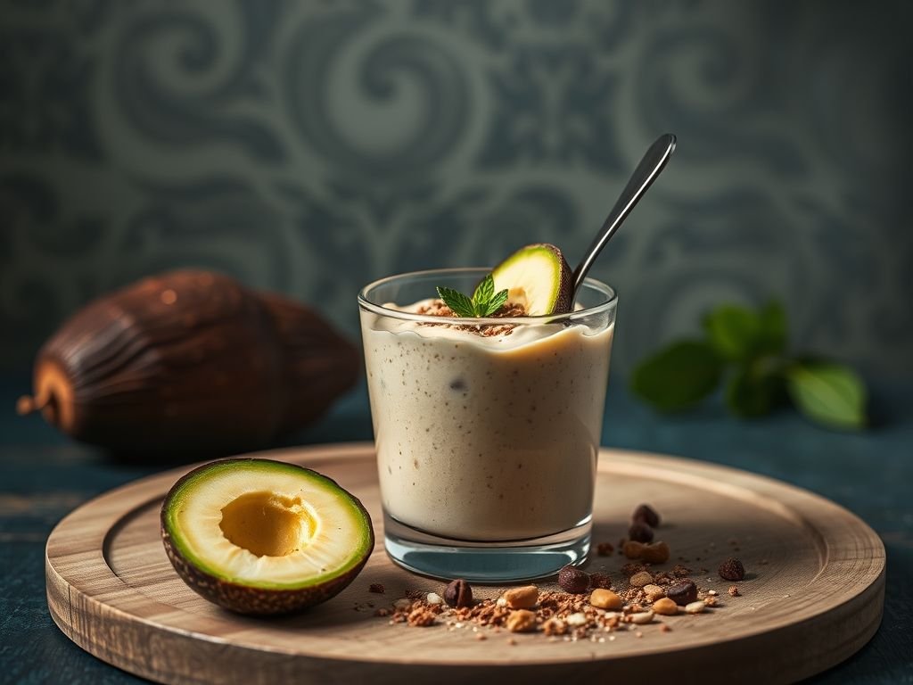 Mousse de abacate low carb