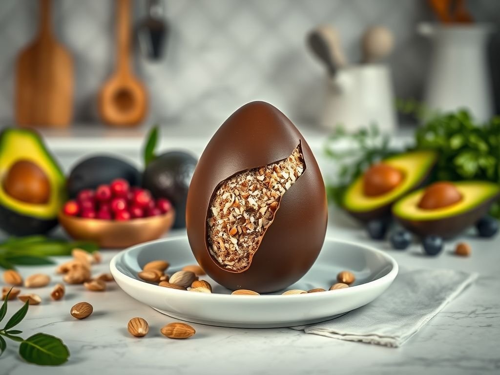 Ovo de páscoa low carb