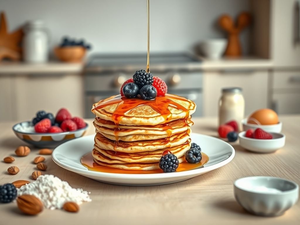 Panquecas low carb doce
