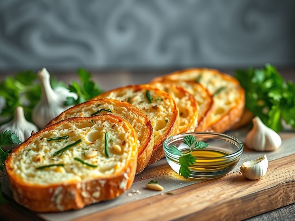 Pão de alho low carb
