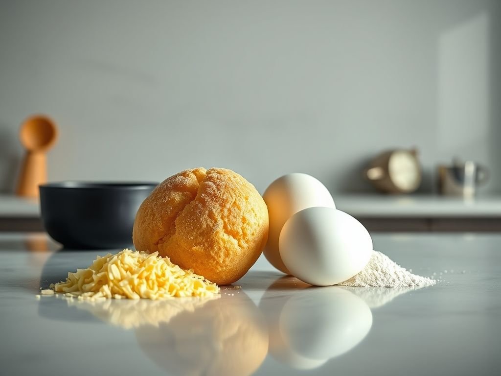 Pão de queijo low carb 3 ingredientes
