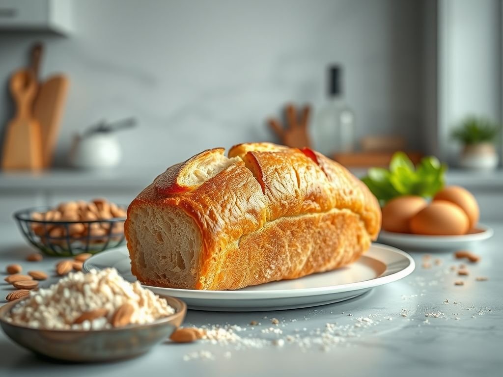 Pão frances low carb