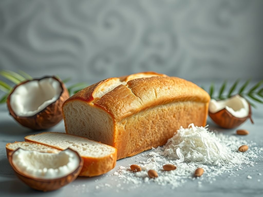 Pão low carb 400g aleca coco