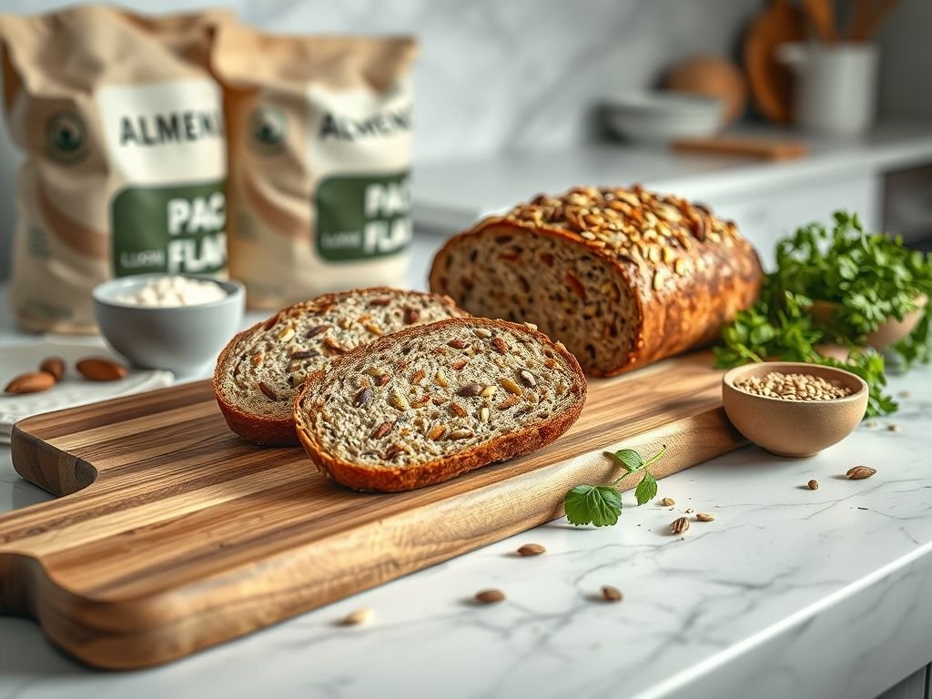 Pao sem gluten low carb