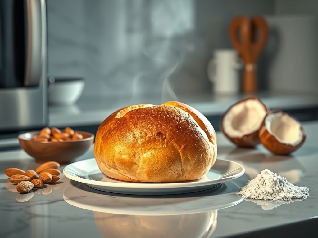 Pãozinho low carb de microondas