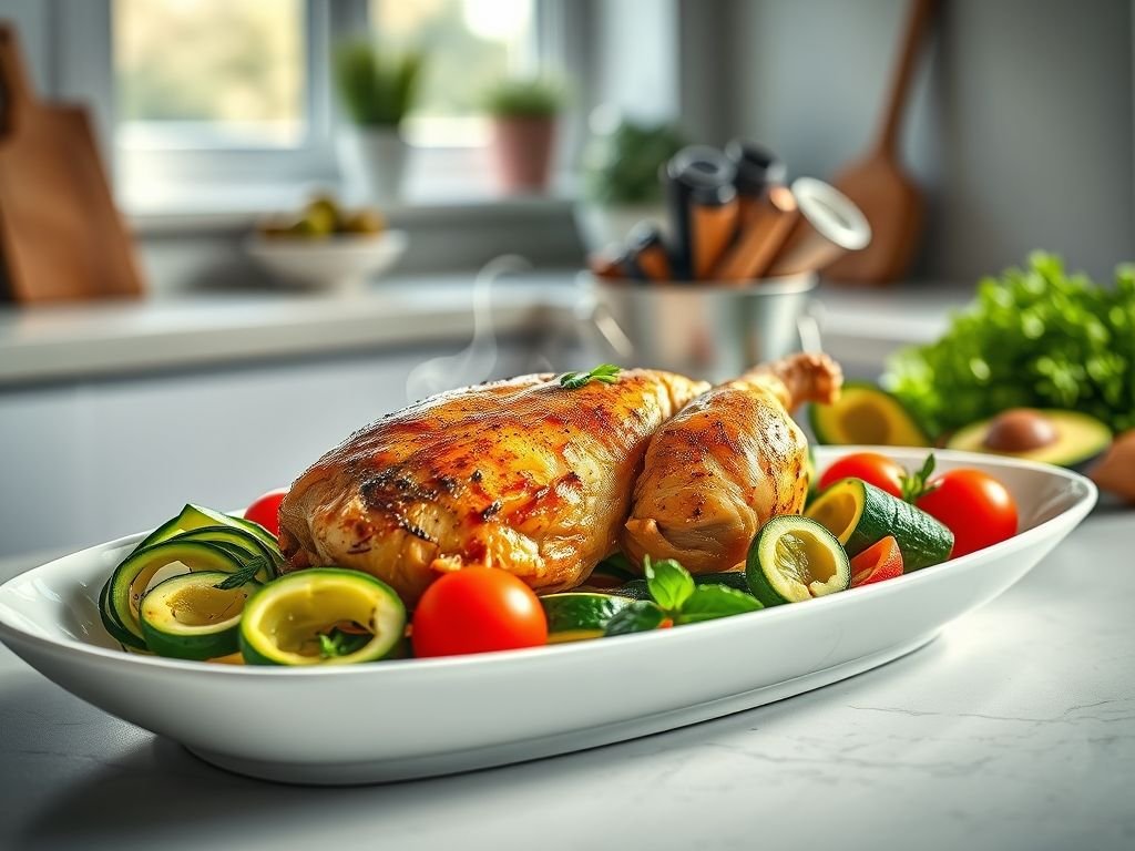 Receita de frango low carb