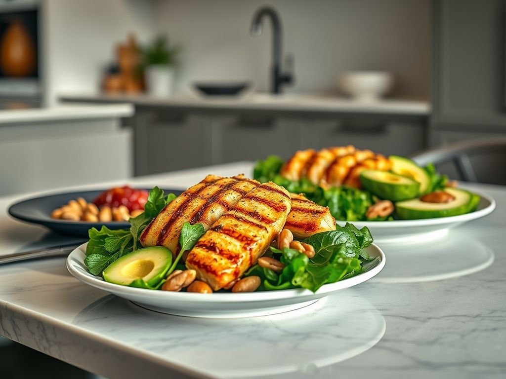 Receita de jantar low carb
