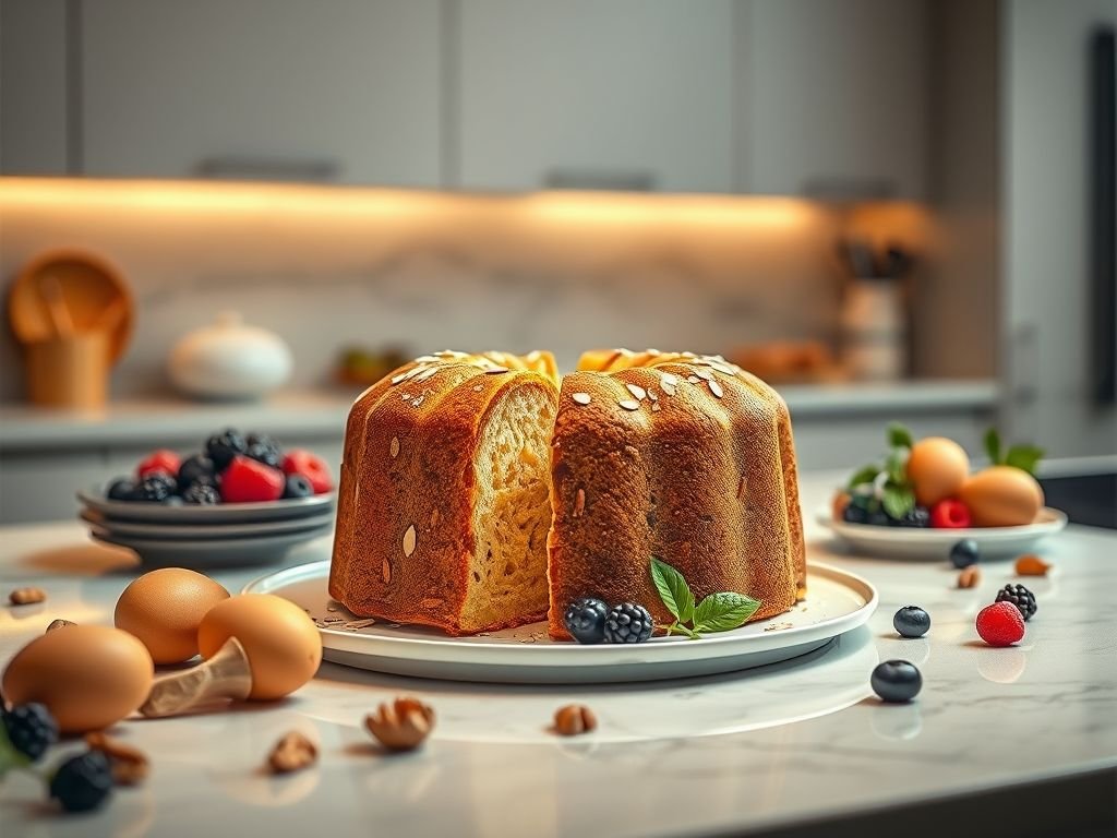 Receita de panetone low carb