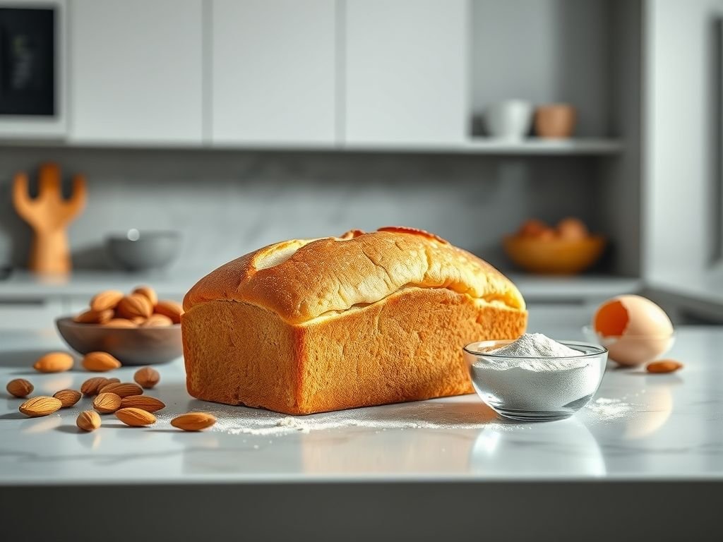 Receita de pão low carb com farinha de amêndoas