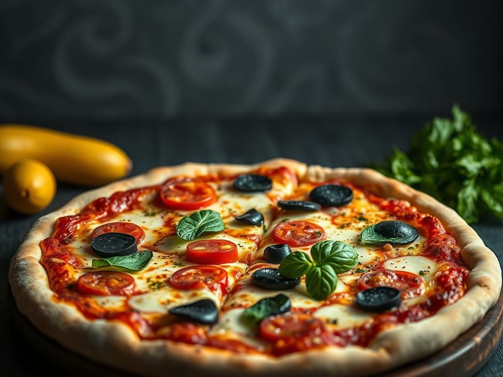 Receita de pizza low carb