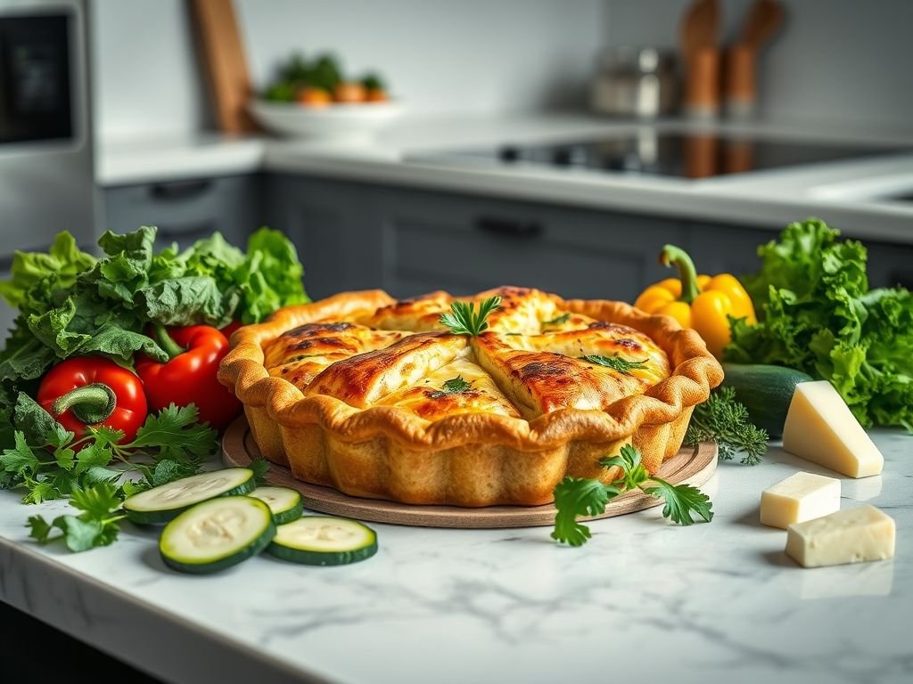 Receita de torta salgada low carb
