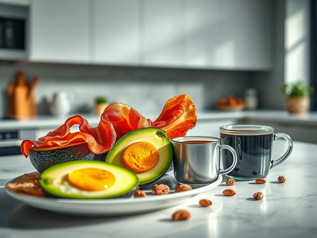 Receita low carb café da manhã