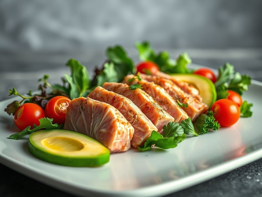 Receita low carb com atum