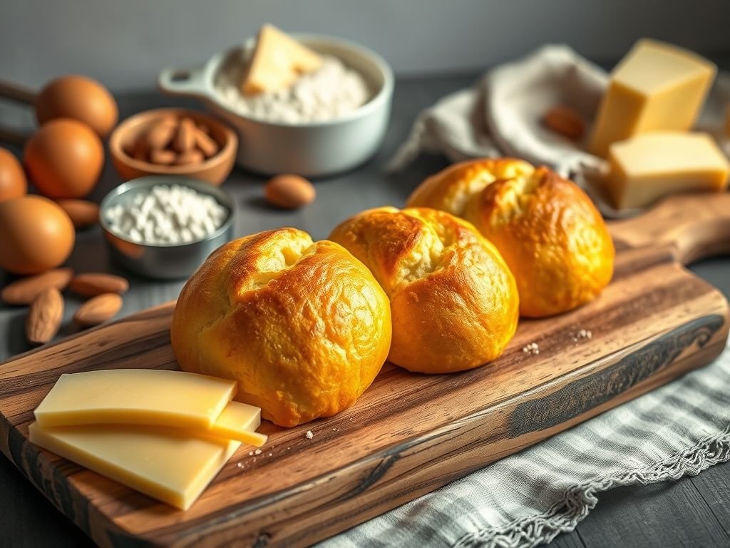 Receita pão de queijo low carb