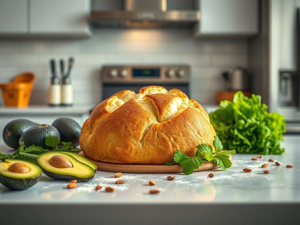 Receita pão nuvem low carb