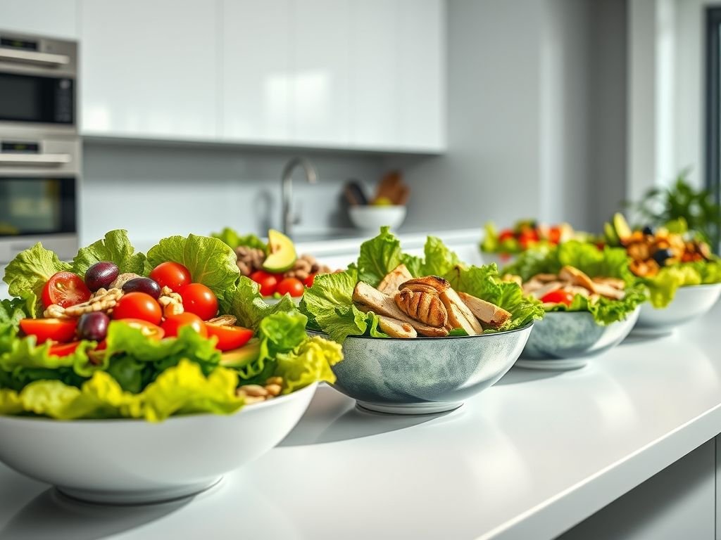 Receitas de saladas low carb