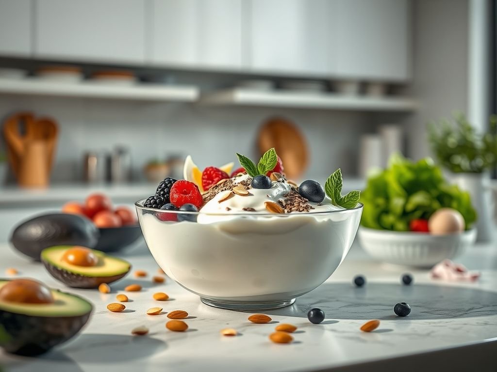 Receitas low carb com iogurte natural
