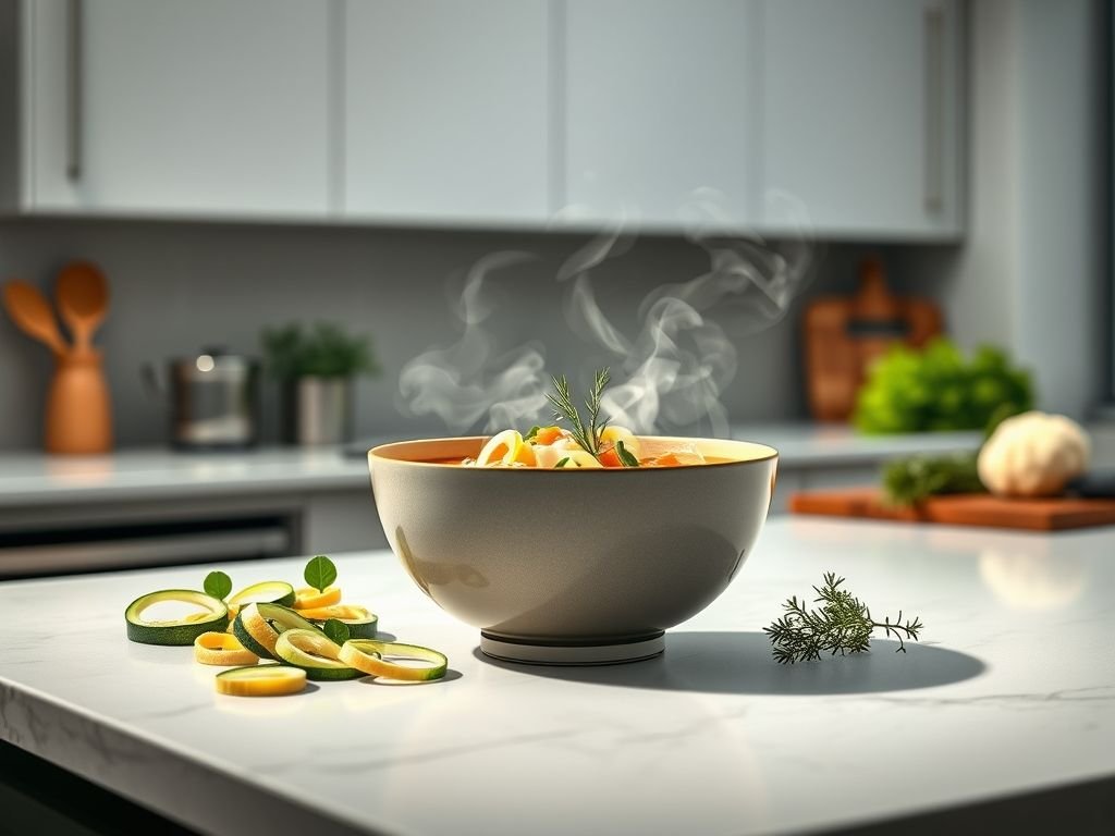 Sopa low carb pronta