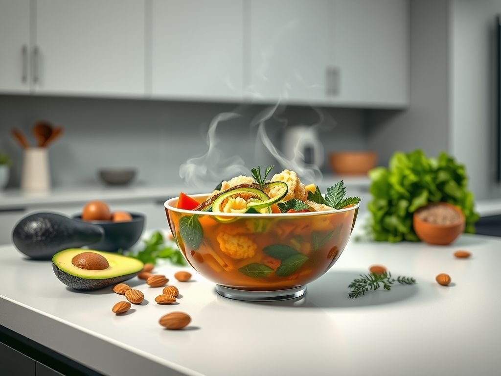 Sopa low carb receita