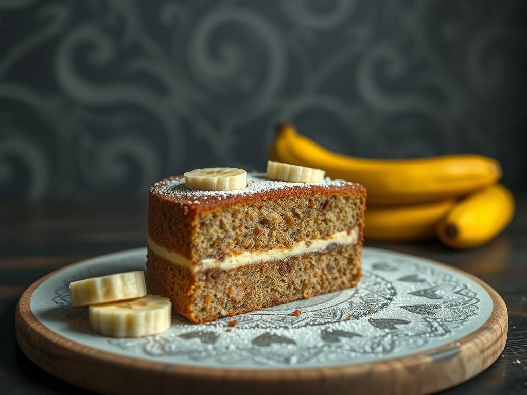 Torta de banana low carb