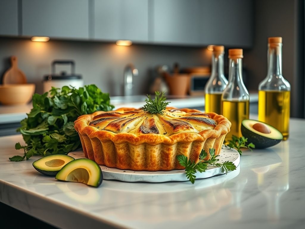 Torta de sardinha low carb