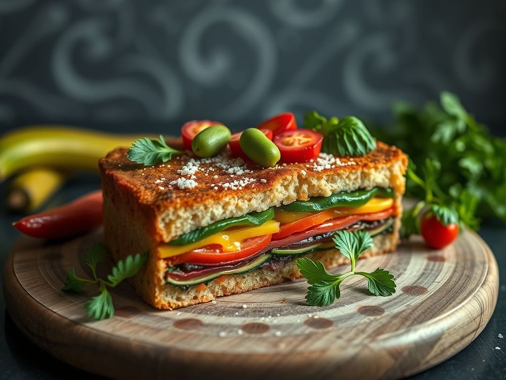 Torta low carb de legumes