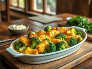 Brócolis Gratinado com Queijo do Sabor Brasileiro